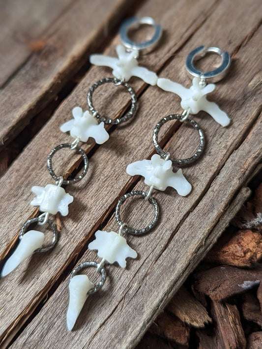 Micro Dragon Tail Earrings