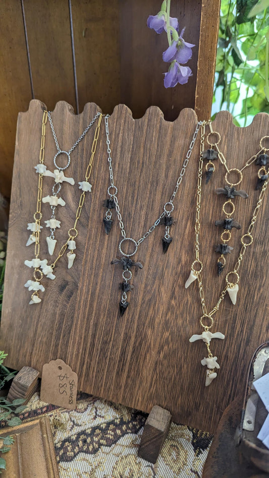 Dragon Tail Two Tone Necklace