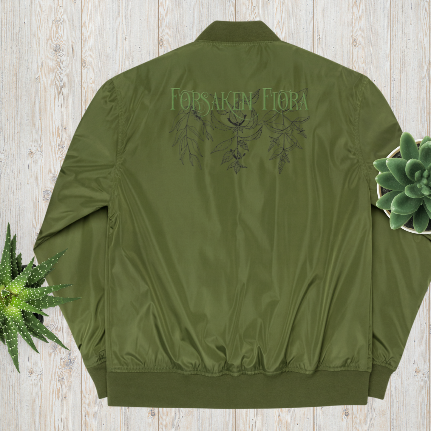 Premium recycled bomber jacket