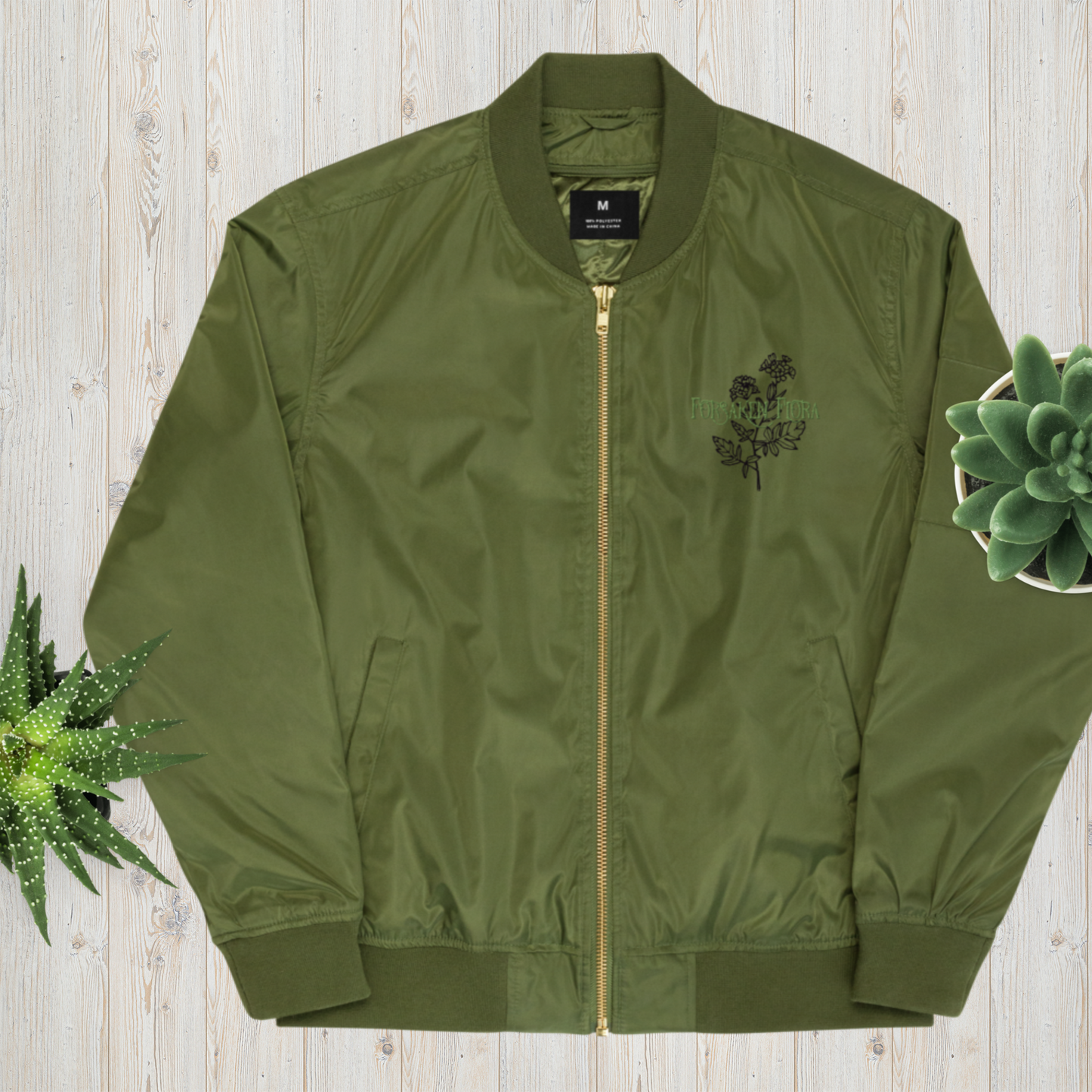 Premium recycled bomber jacket