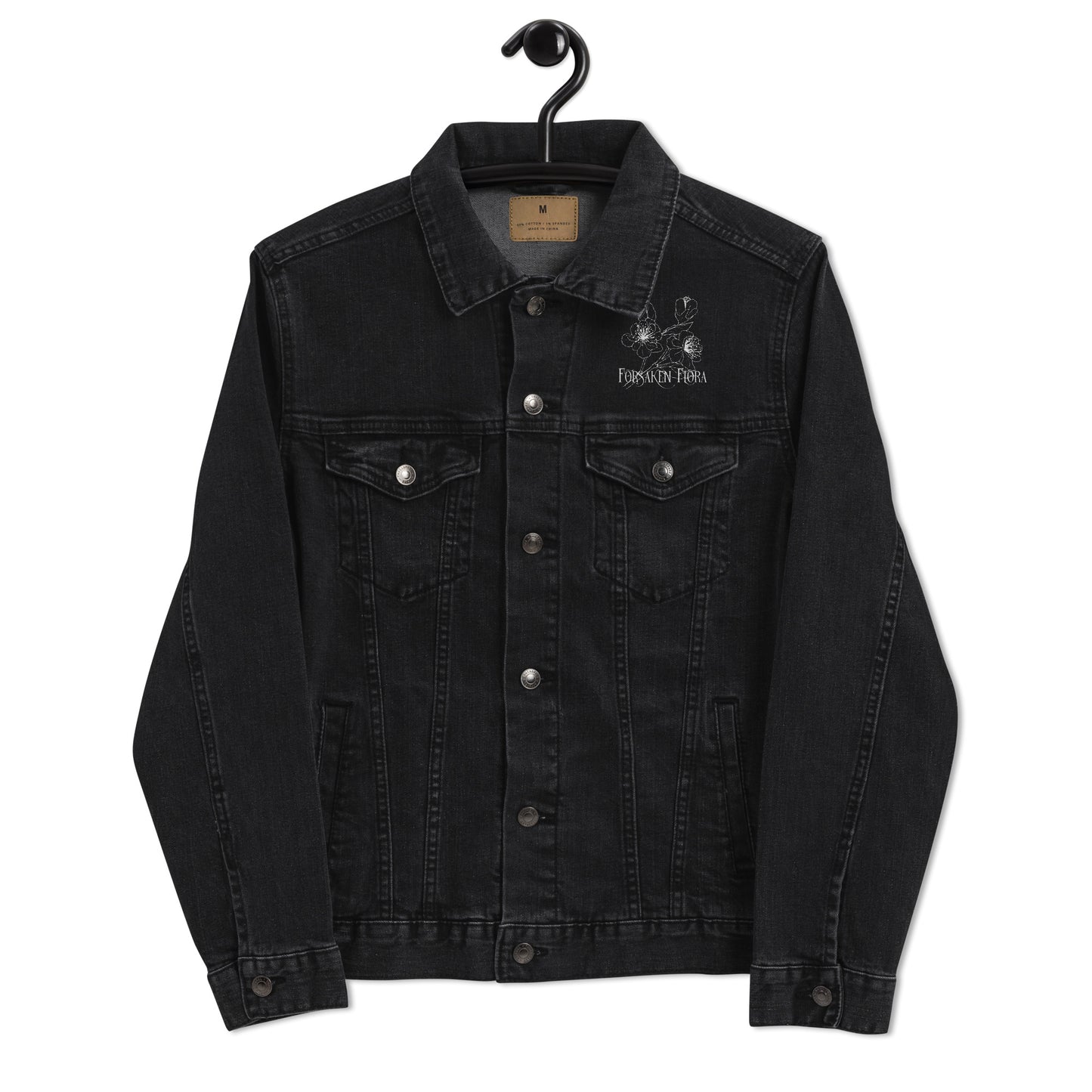 Unisex Forsaken Flora Denim Jacket