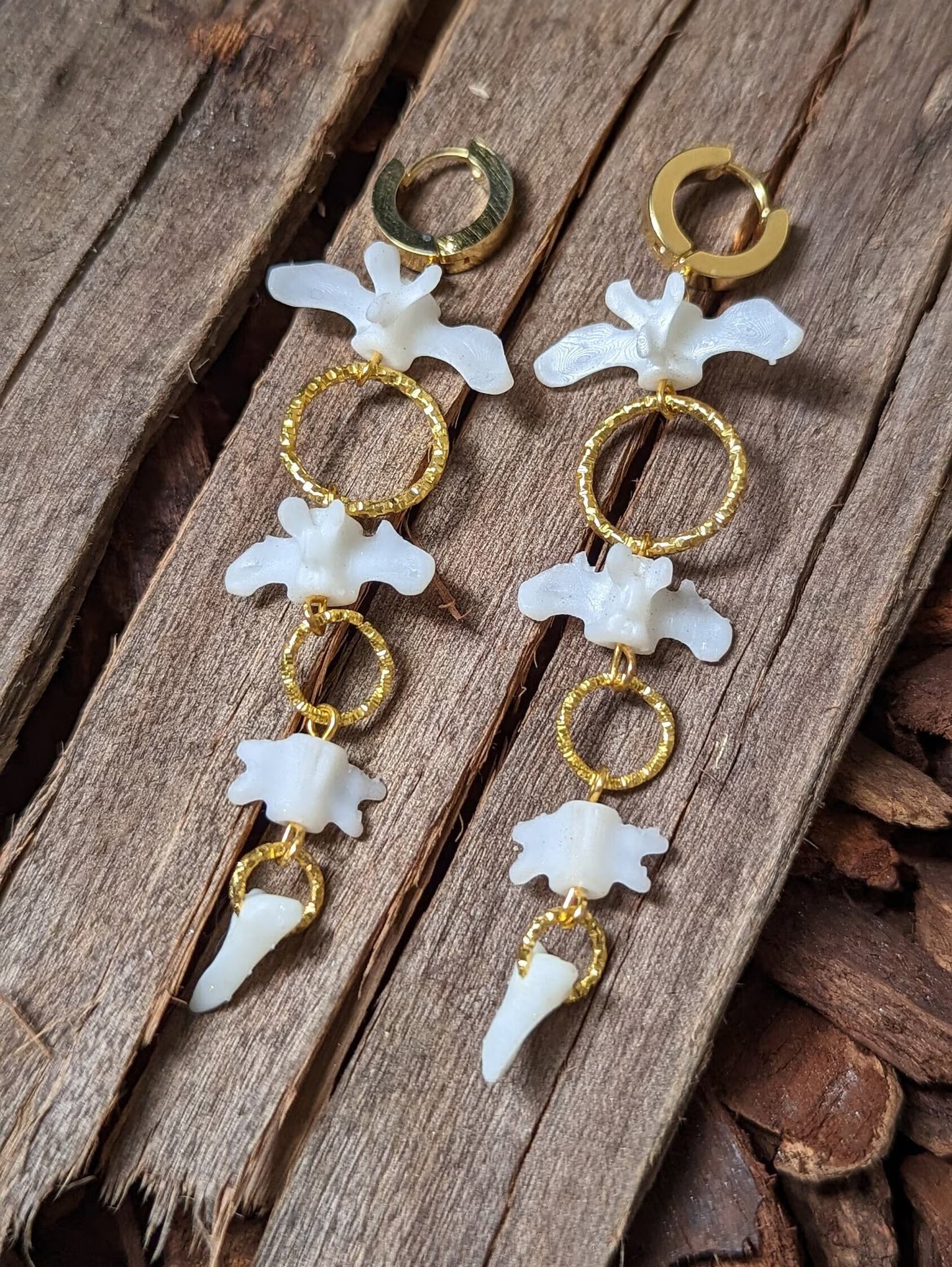 Micro Dragon Tail Earrings