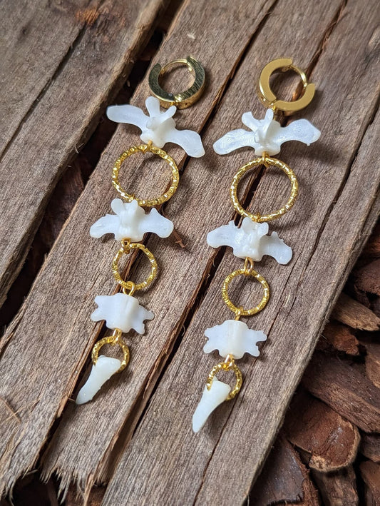 Micro Dragon Tail Earrings