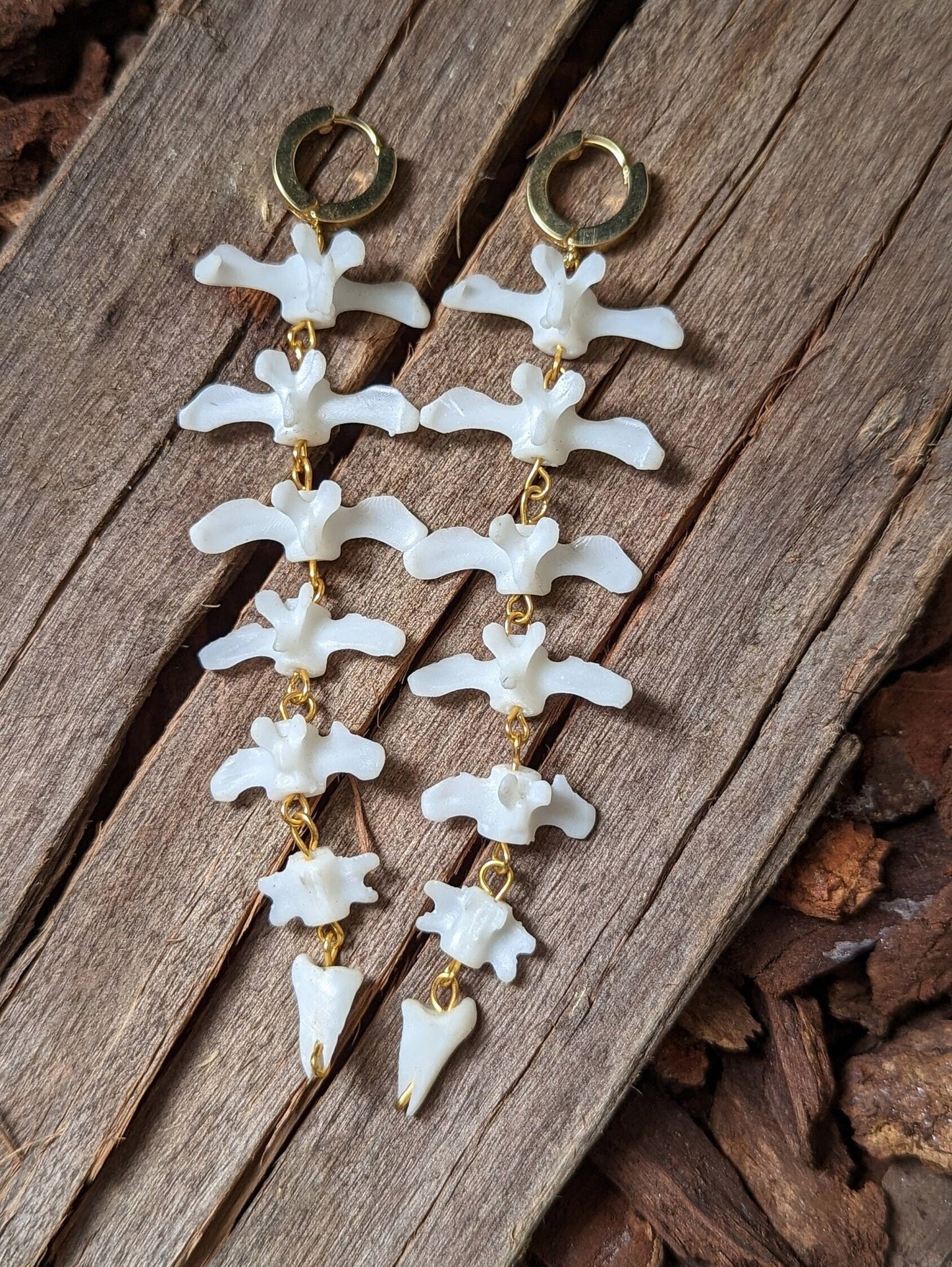 Micro Full Dragon Tail Earrings