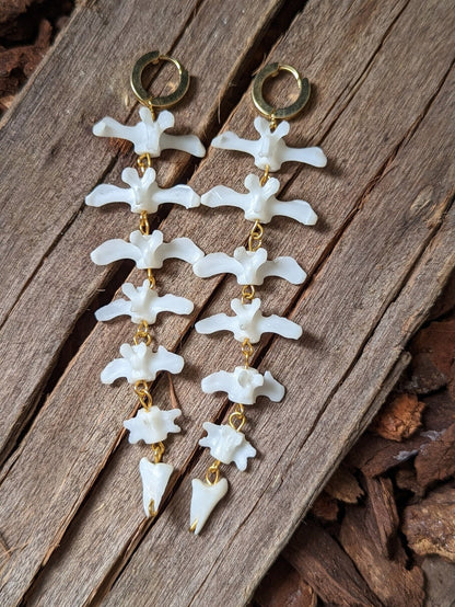 Micro Full Dragon Tail Earrings