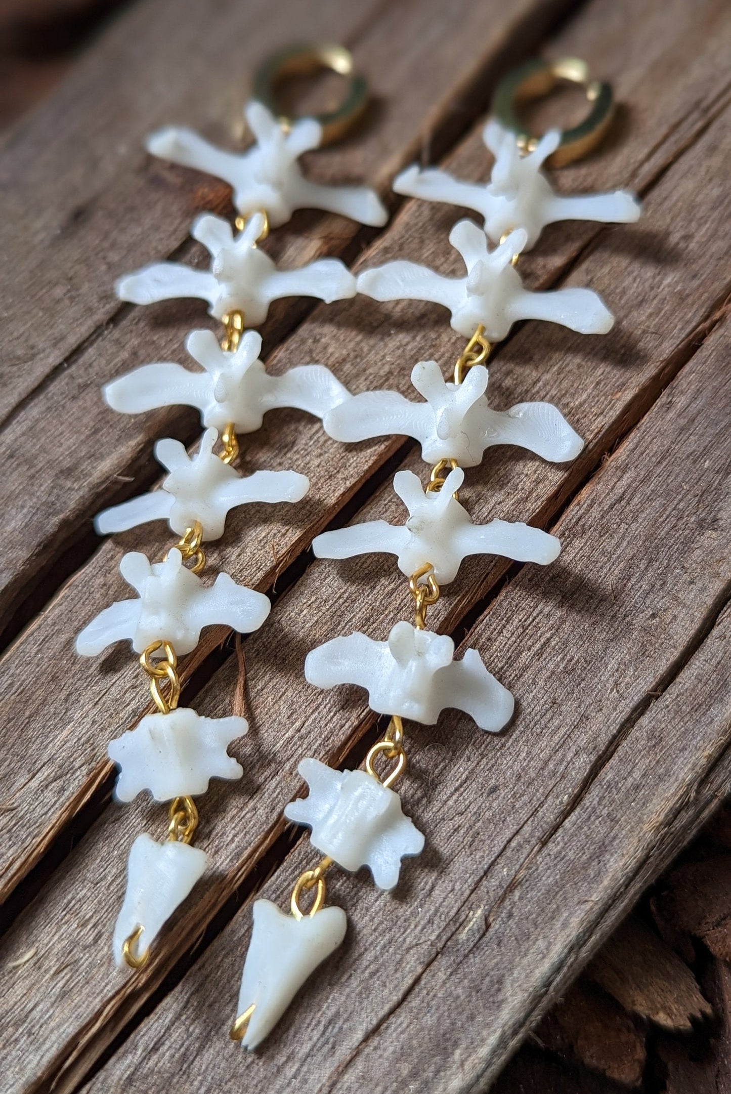 Micro Full Dragon Tail Earrings