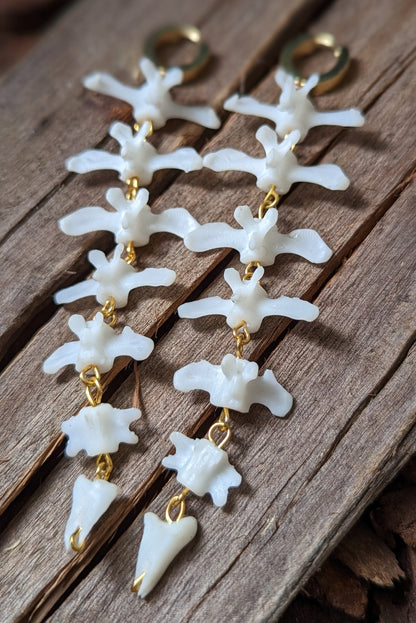 Micro Full Dragon Tail Earrings