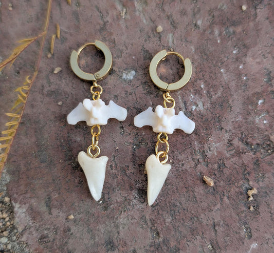 Micro Dragon Tail Earrings