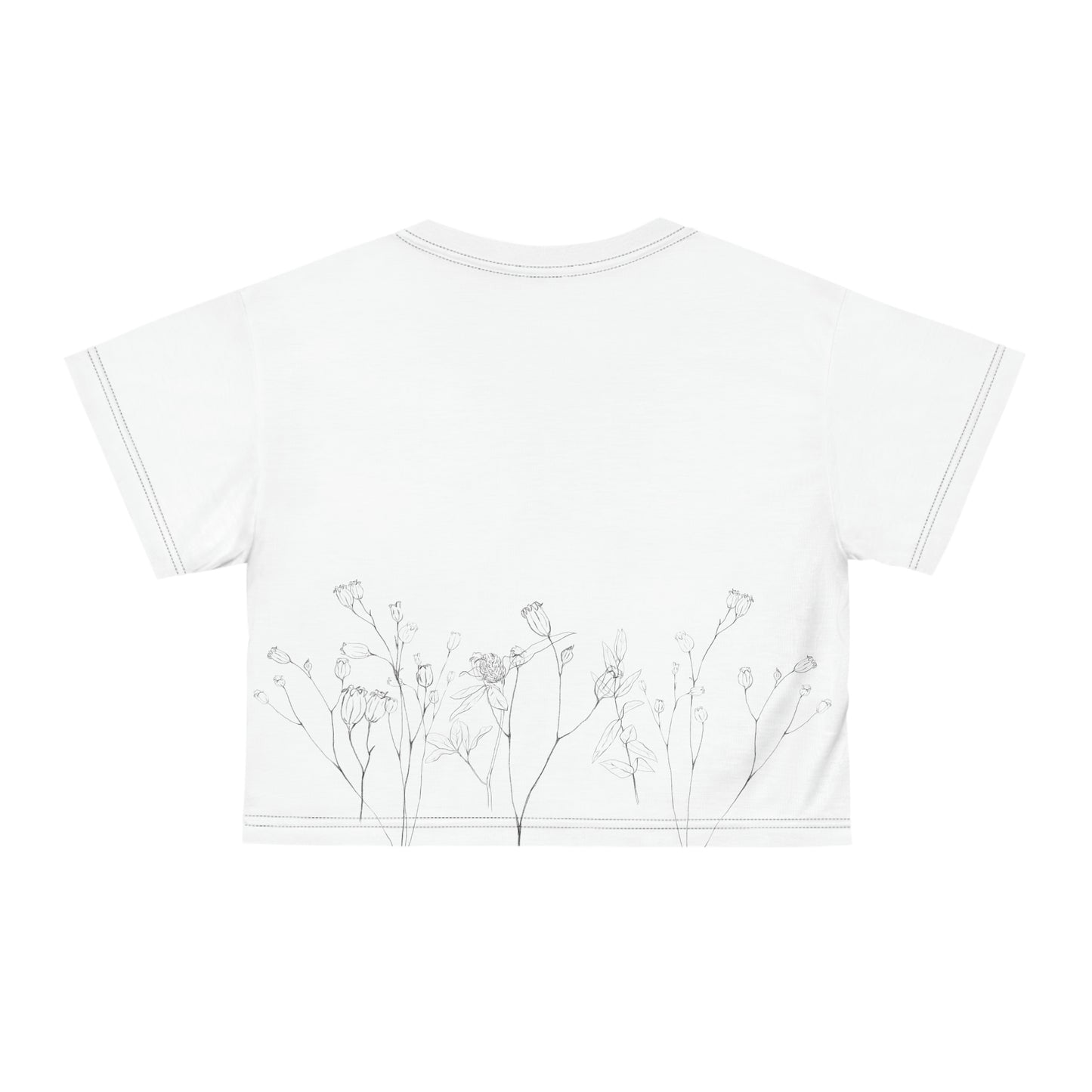 White Wild Flowers T-Shirt