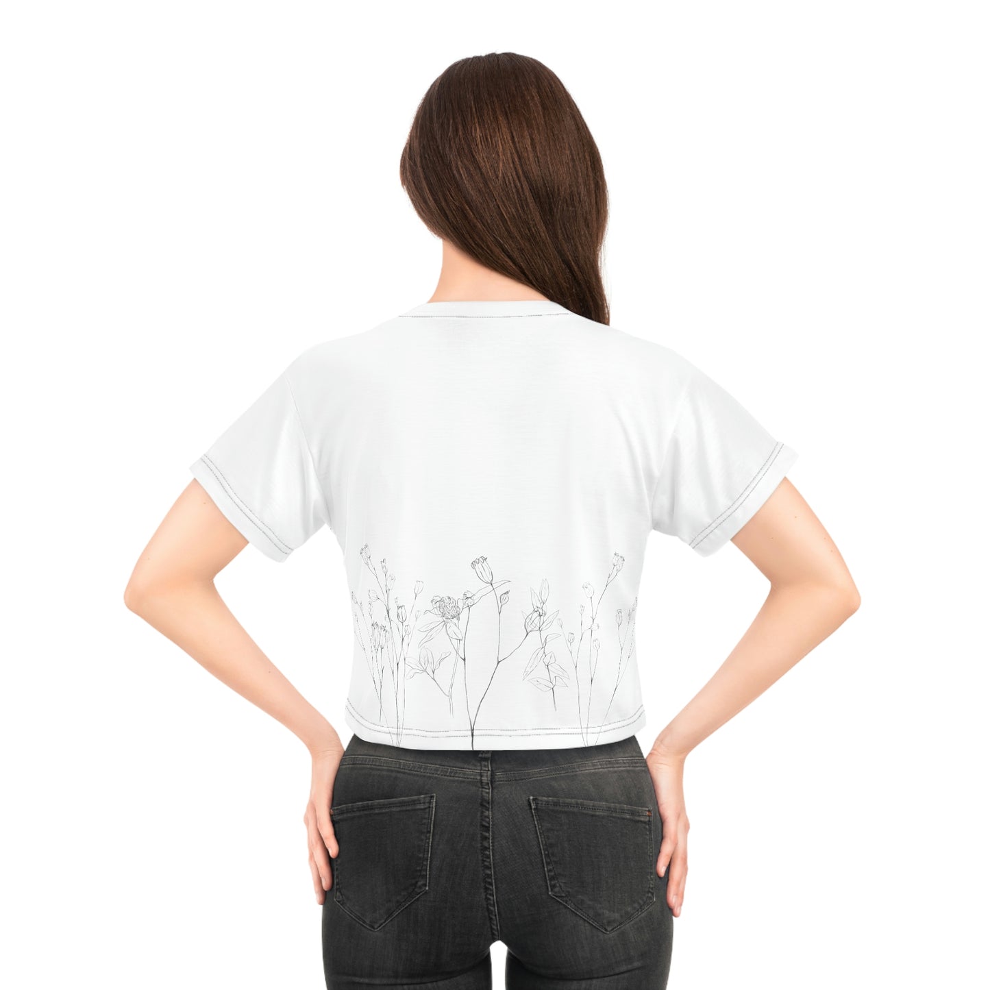 White Wild Flowers T-Shirt