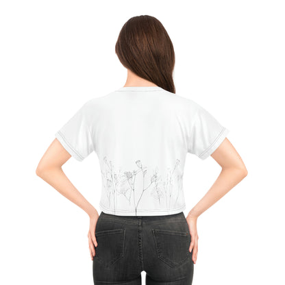 White Wild Flowers T-Shirt