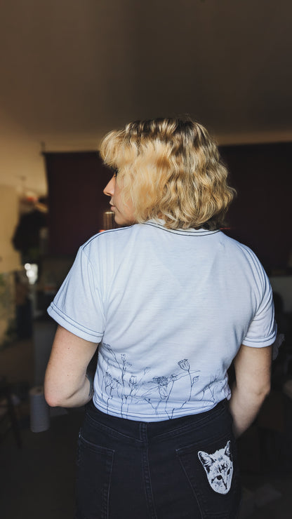 White Wild Flowers T-Shirt
