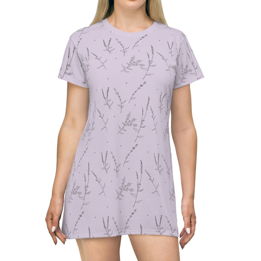 Long Lavender Shirt